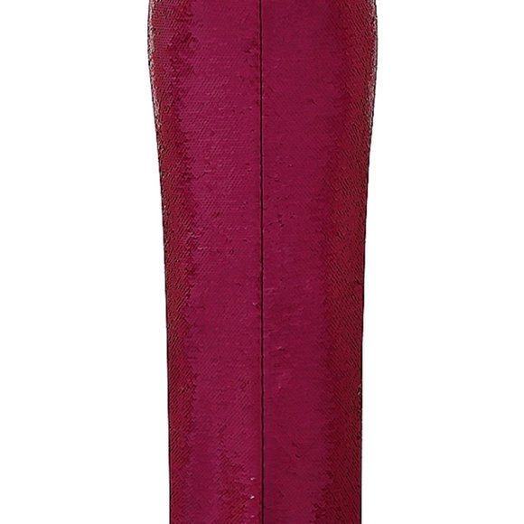 New Summer House of CB Alexis Pink Sequin Satin Maxi Skirt Sz XS (US 2-4) - Picture 7 of 7